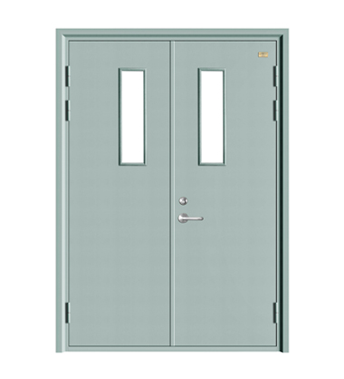 淺珠光灰桔紋-管道井對(duì)開(kāi)(帶窗)